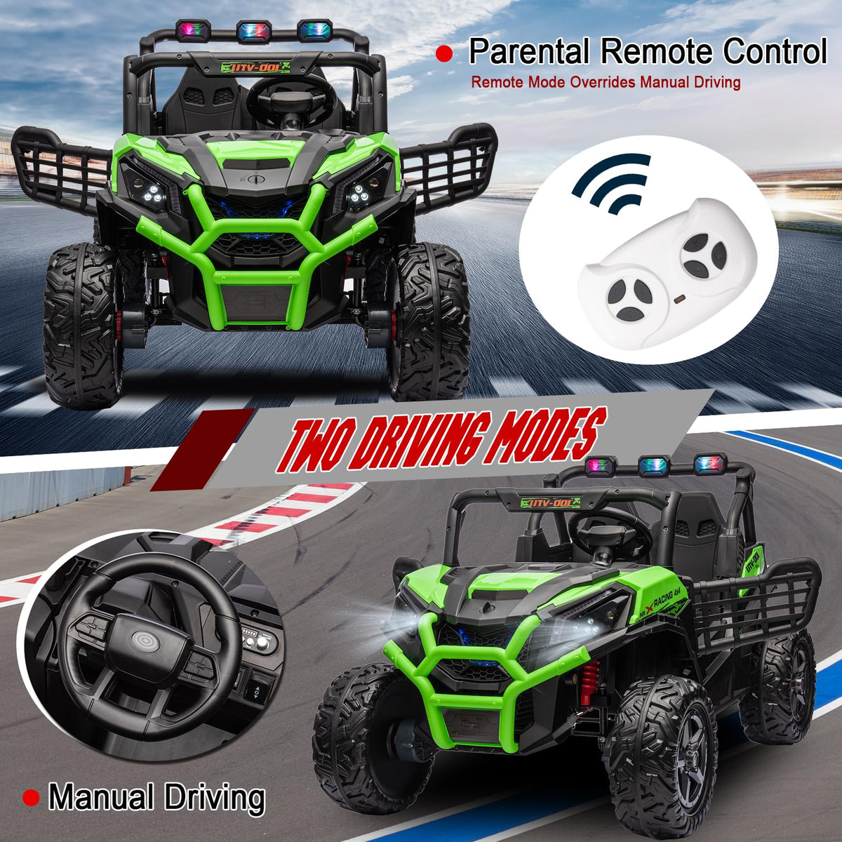 24V 2 Seater Kids Ride On Car with Remote Control J265197