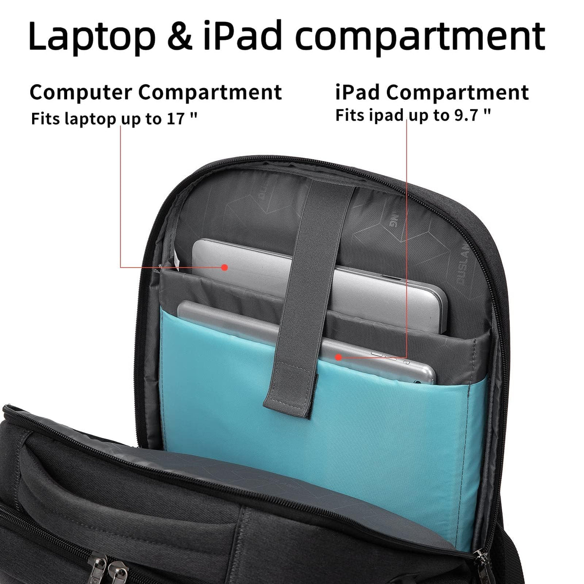 17 inch Travel Laptop Backpack A178024