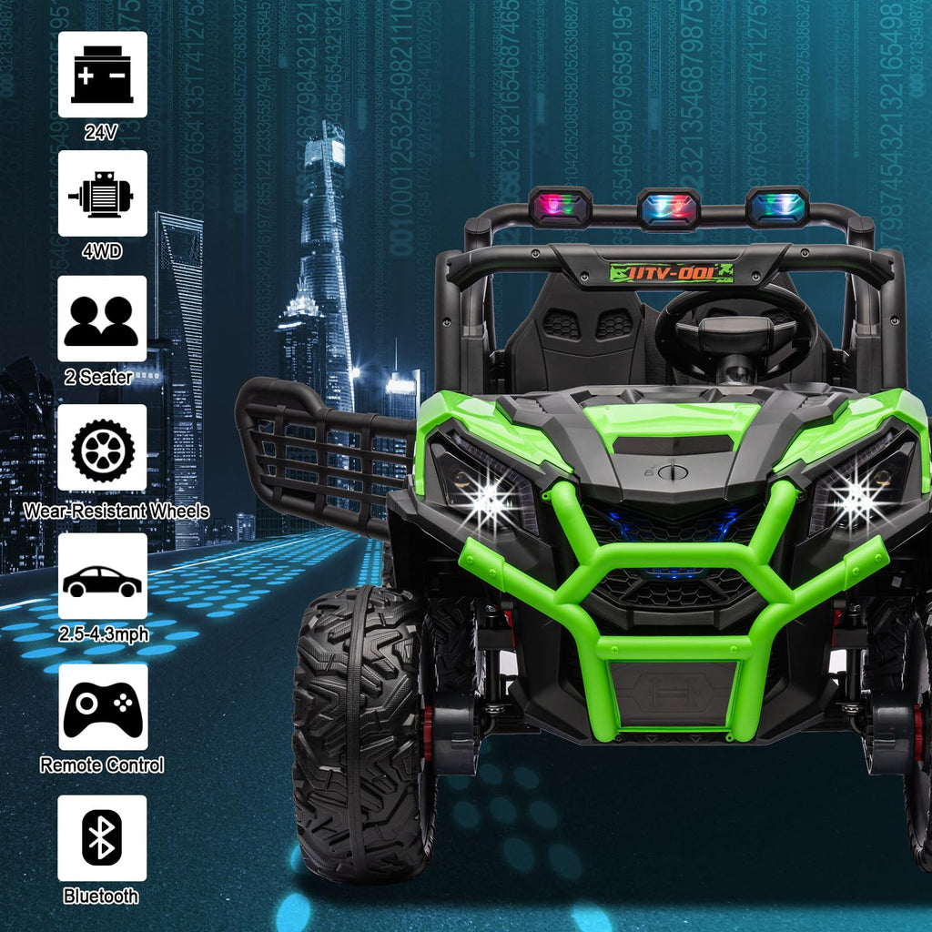 24V 2 Seater Kids Ride On Car with Remote Control J265197