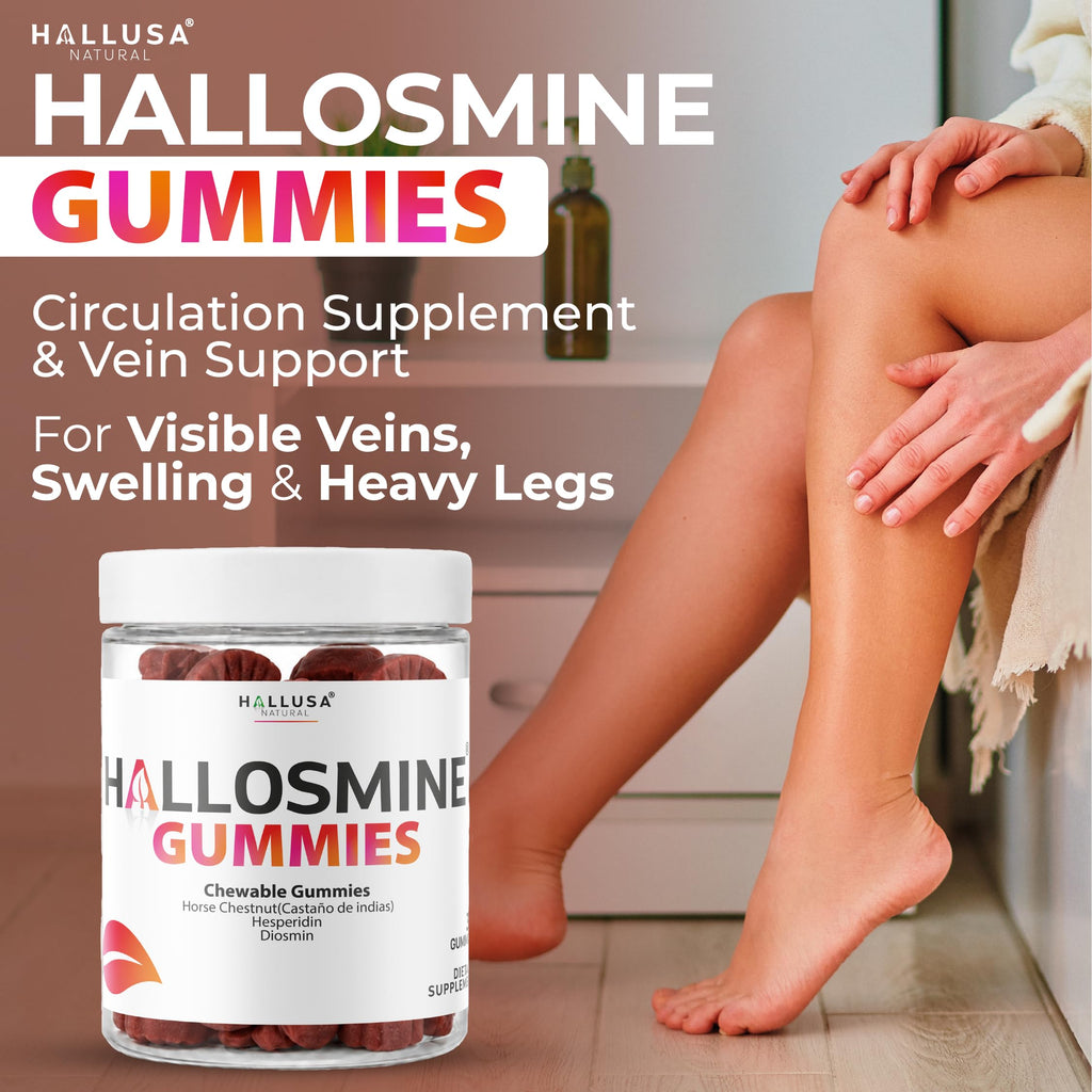 60 Chews 400mg Diosmin Hesperidin & Horse Chestnut Gummies W995