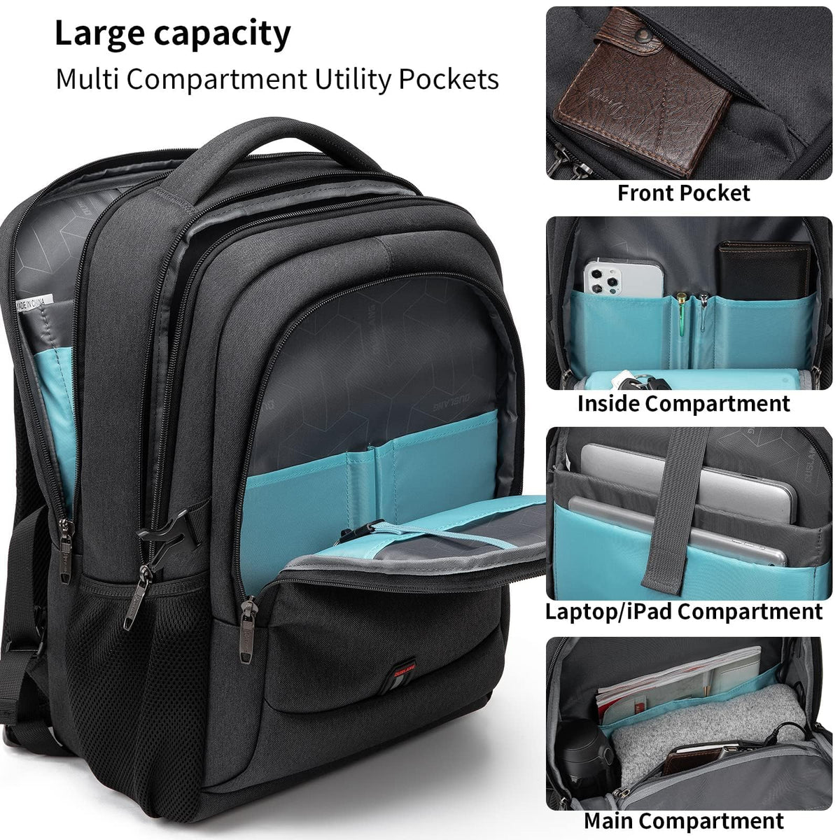 17 inch Travel Laptop Backpack A178024