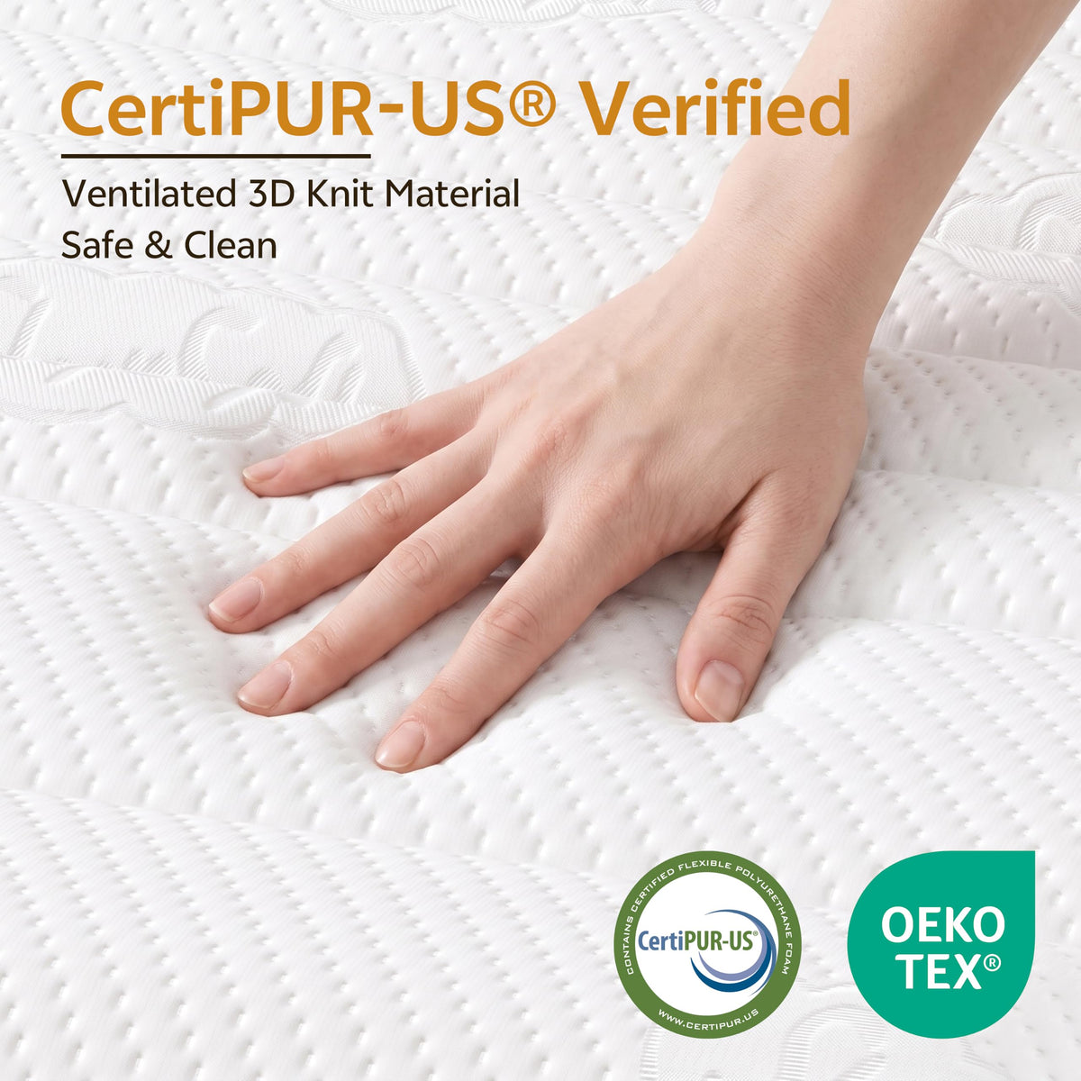 12 Inch Cooling-Gel Memory Foam Pocket Spring Hybrid Mattress C37664