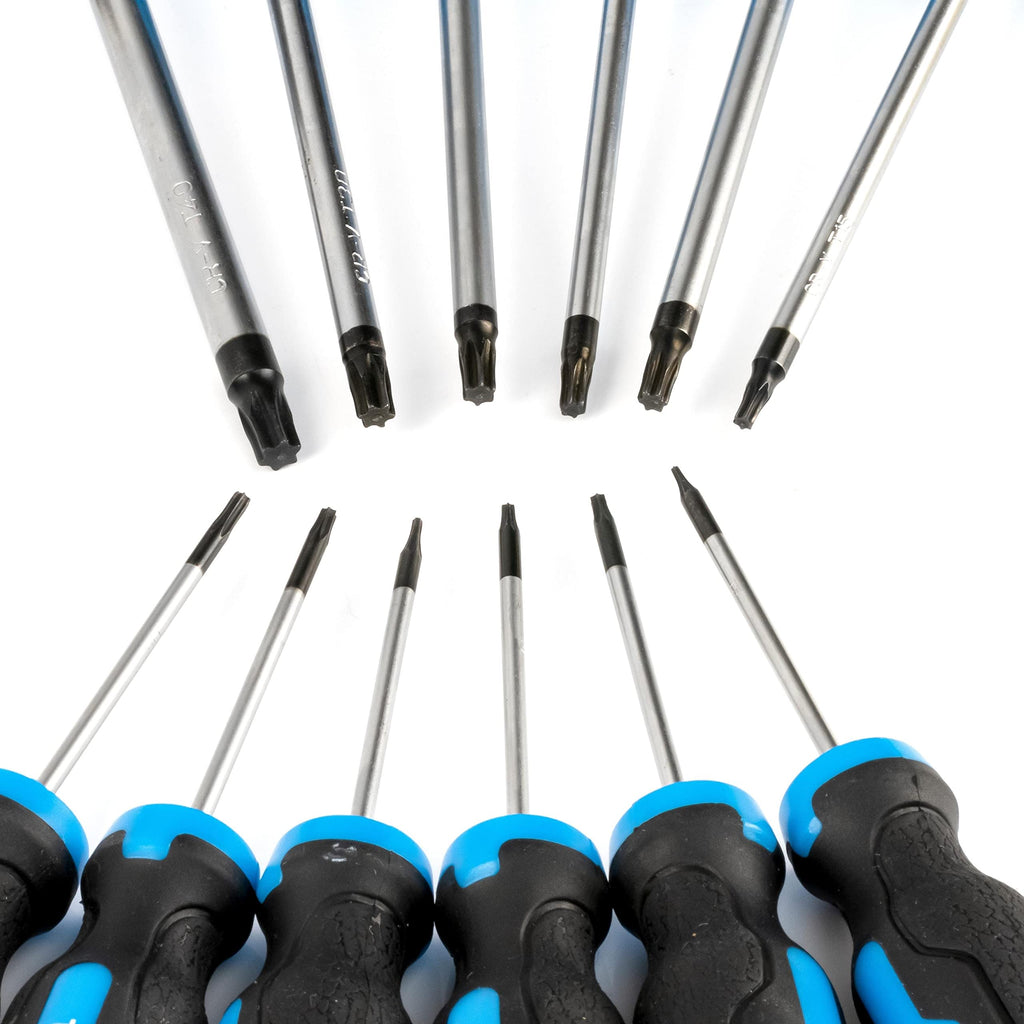 Magnetic Torx Screwdriver Set 12 Piece Chrome Vanadium Steel V405