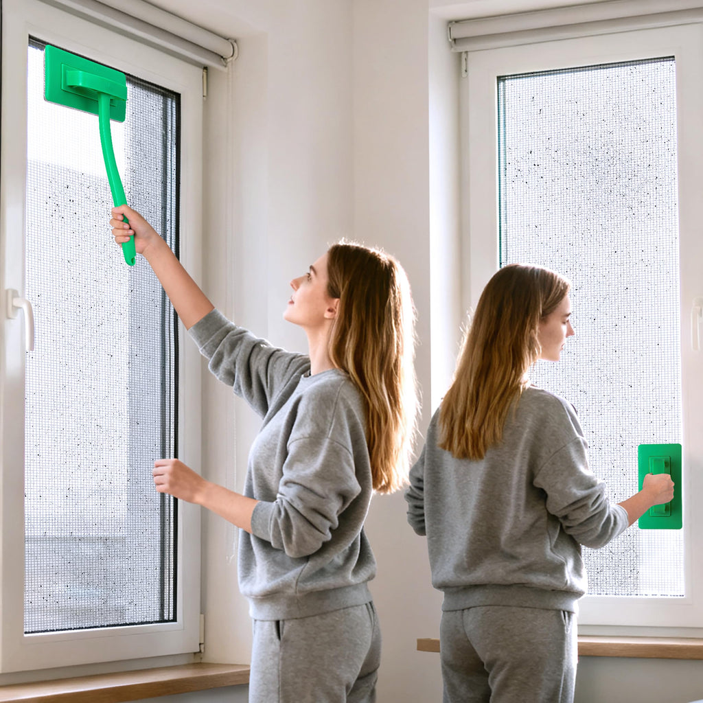 Mesh Screen Cleaner, Detachable Window Screen Cleaning Brush Q291