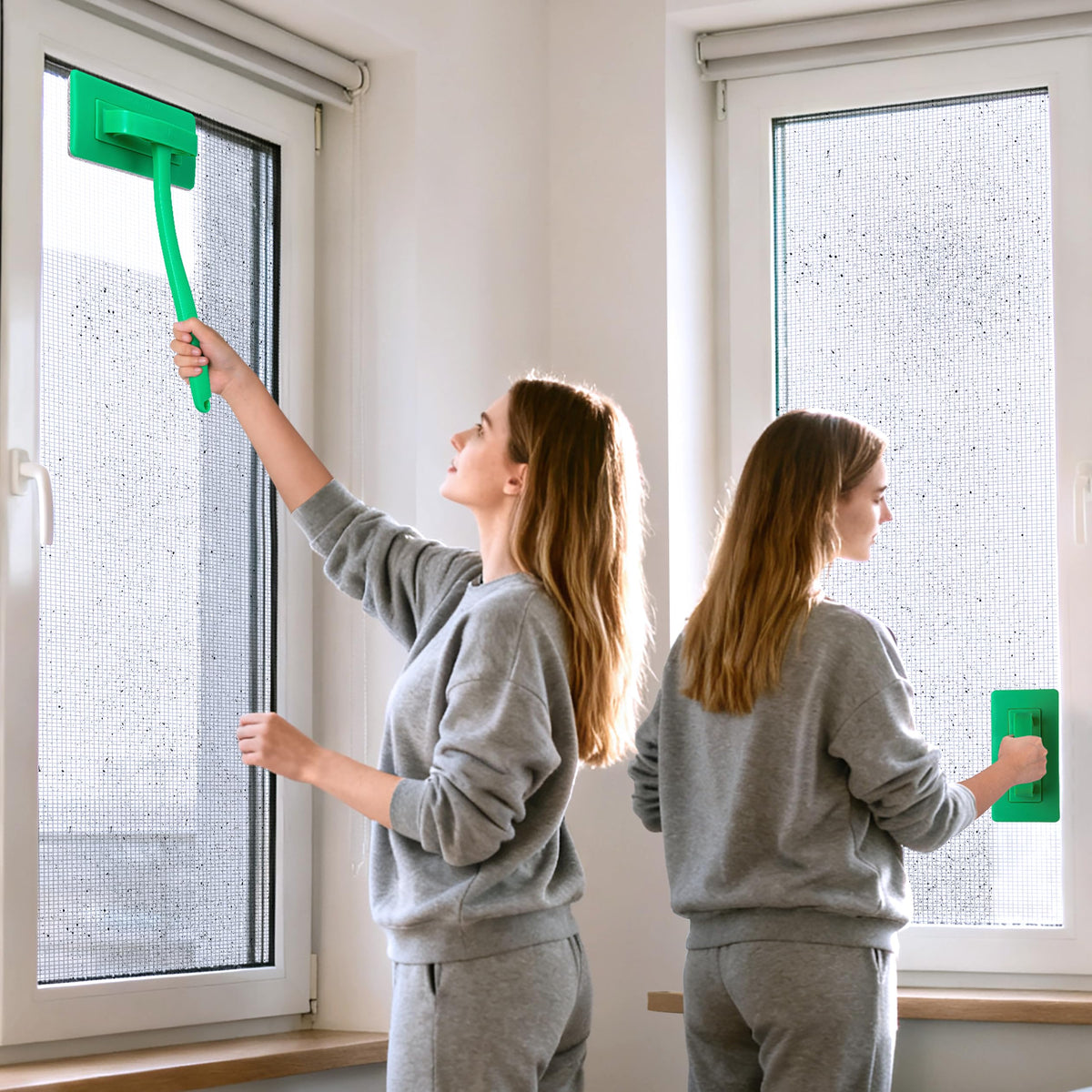 Mesh Screen Cleaner, Detachable Window Screen Cleaning Brush Q291