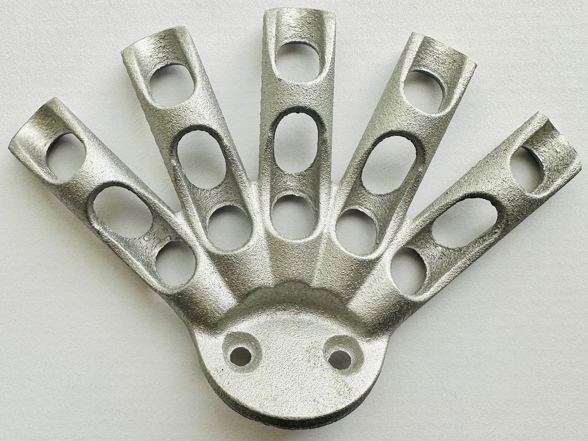 Cast Aluminum 5-Flag Bracket G356