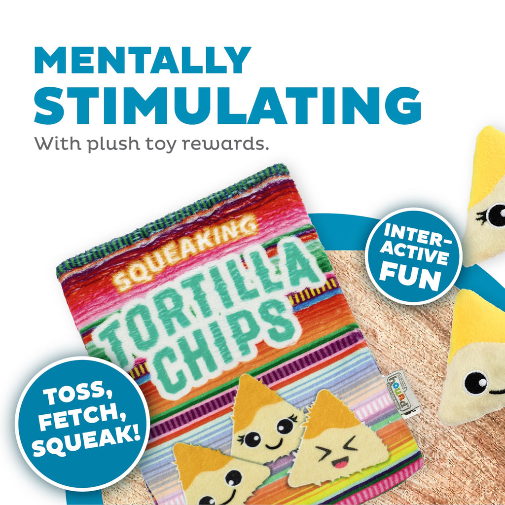 Tortilla Chips Puzzle Squeaky Dog Toys J851739