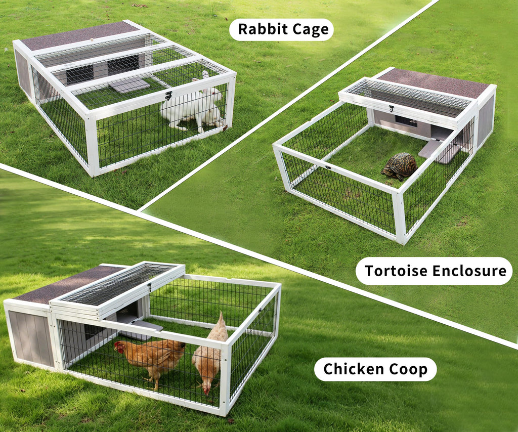 Wooden Rabbit Cage Guinea Pig Enclosure B605