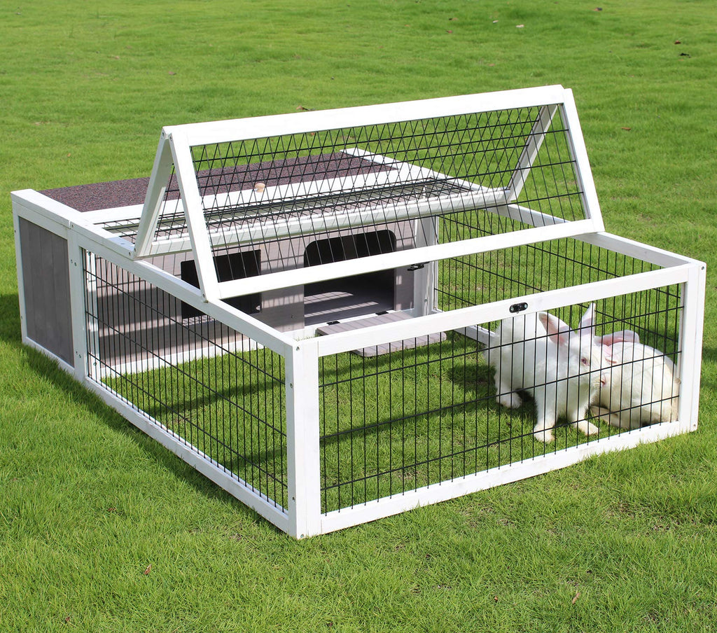Wooden Rabbit Cage Guinea Pig Enclosure B605
